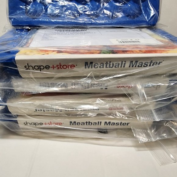 Shape + Store MM Meatball Master Blue Plastic 32 oz Blue - Picture 10 of 10